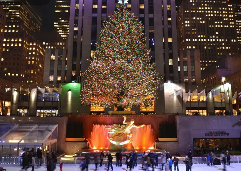 Luci di Natale a New York